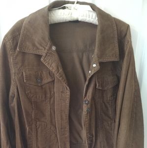 Women's corduroy jacket, chocolate